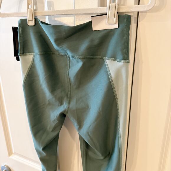 UNDER ARMOUR Project Rock Ankle Crop Leggings Toddy Green | Medium - Picture 4 of 11